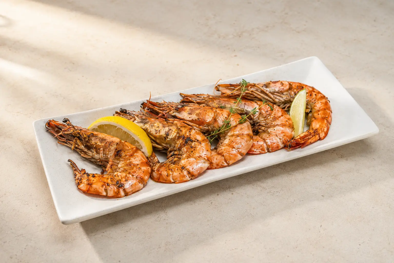 Gegrillte Tigergarnelen