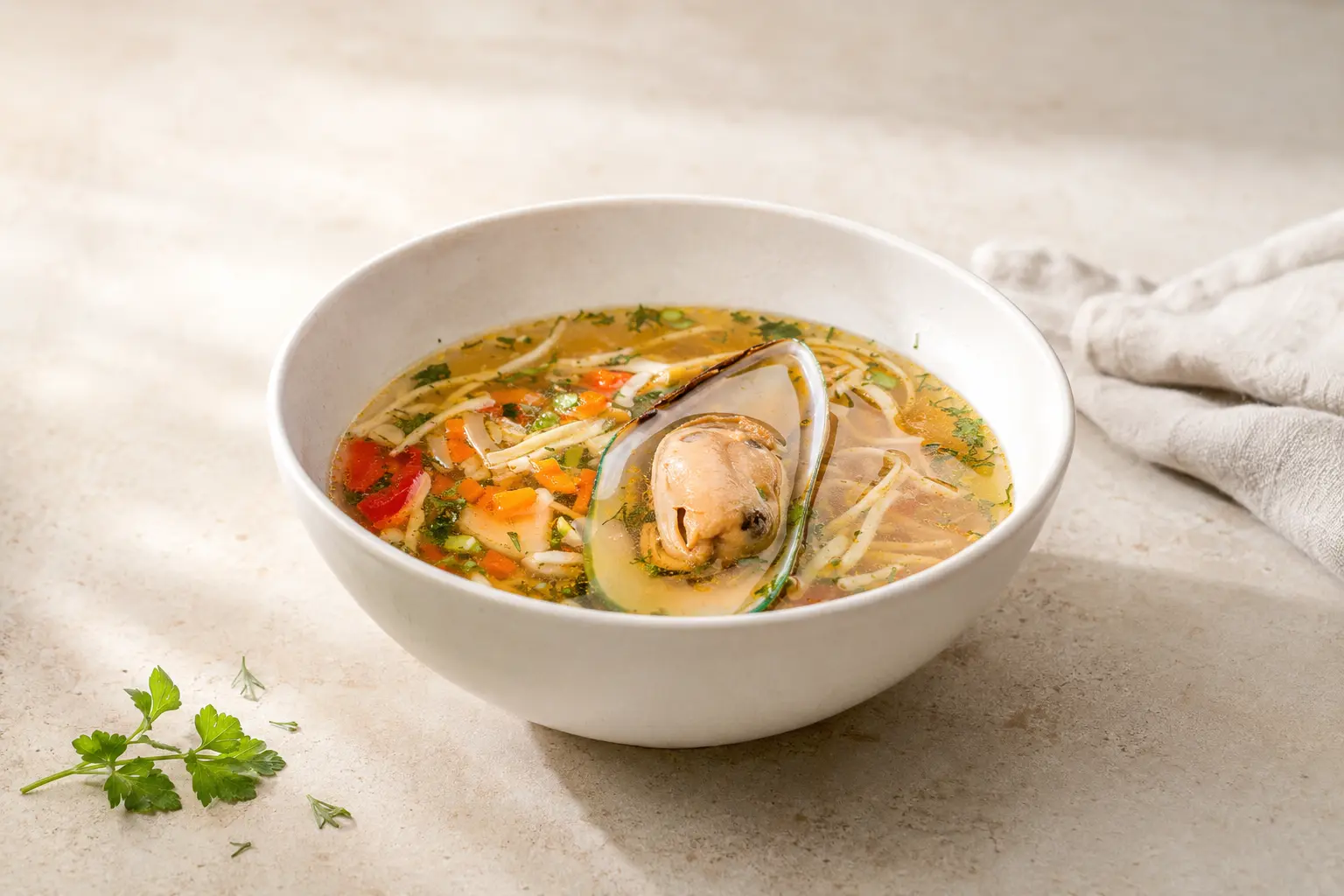 Meeresfrüchtesuppe