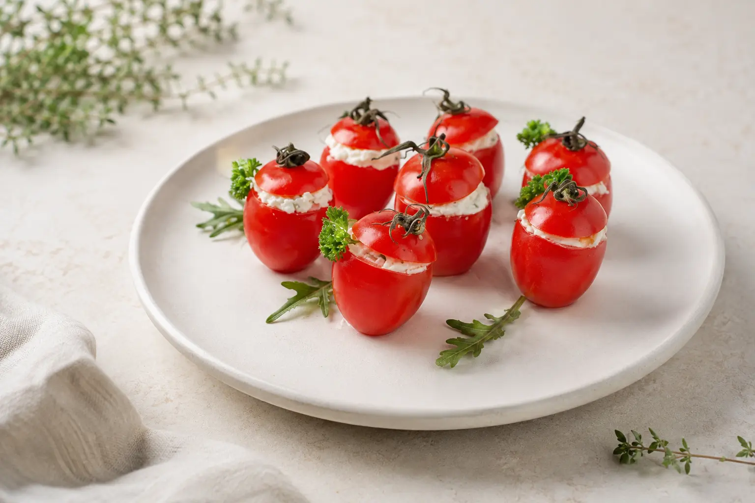 Gefüllte Cherrytomaten