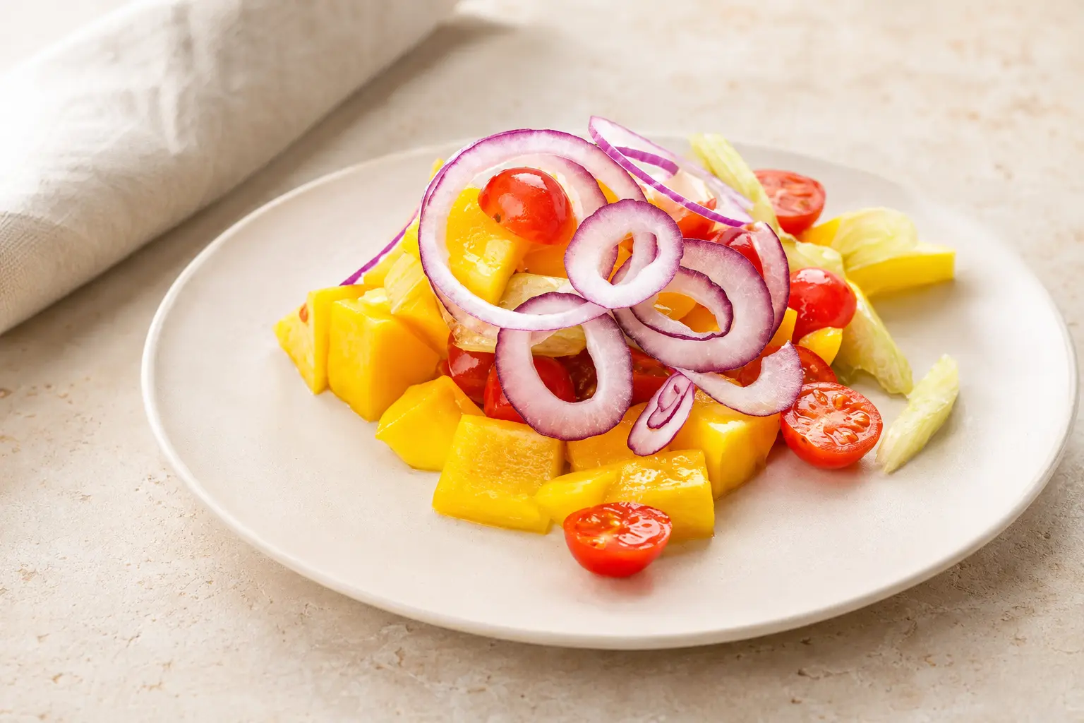 Sellerie-Mango-Salat