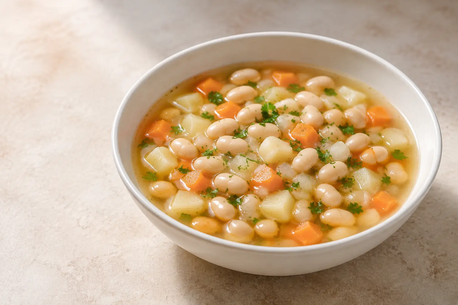 Bohnensuppe